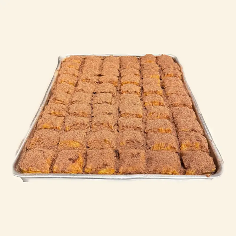 Zimna Baklawa Mleczna — taca