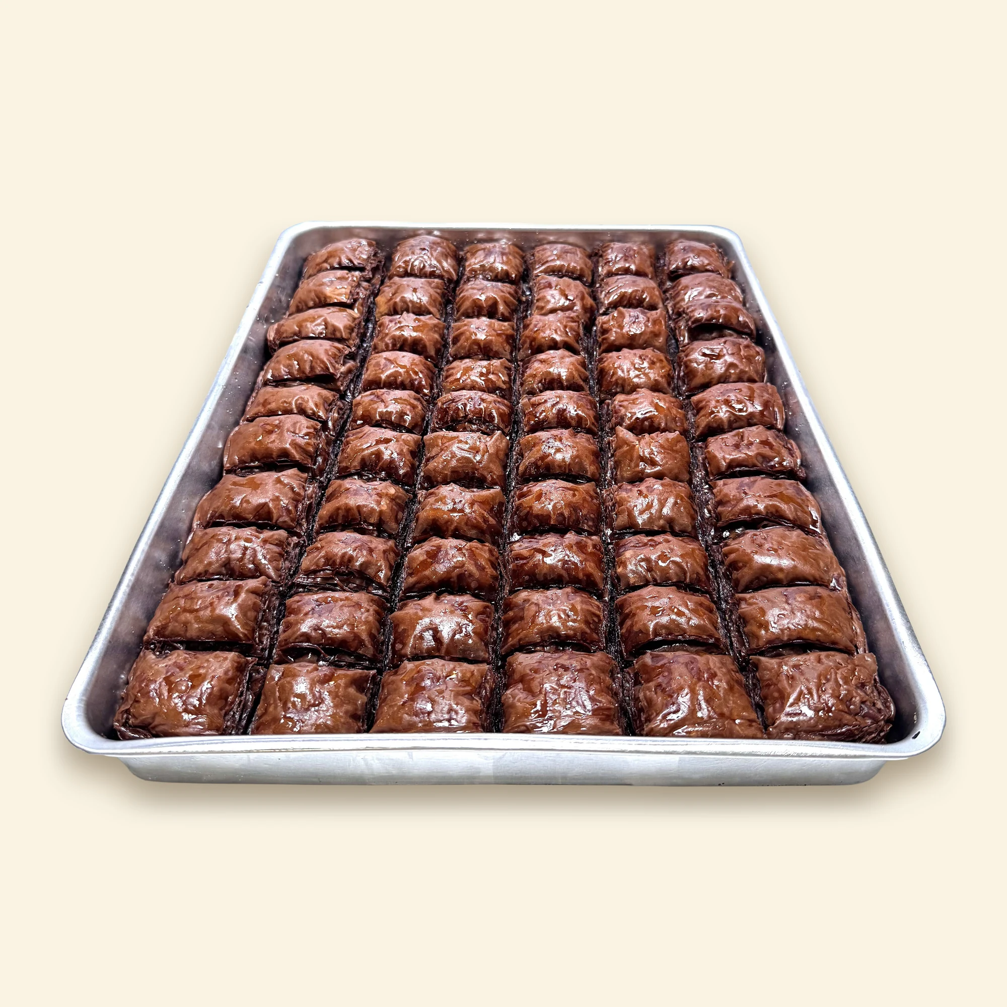 Baklawa Czekoladowa — Kwadrat — Taca