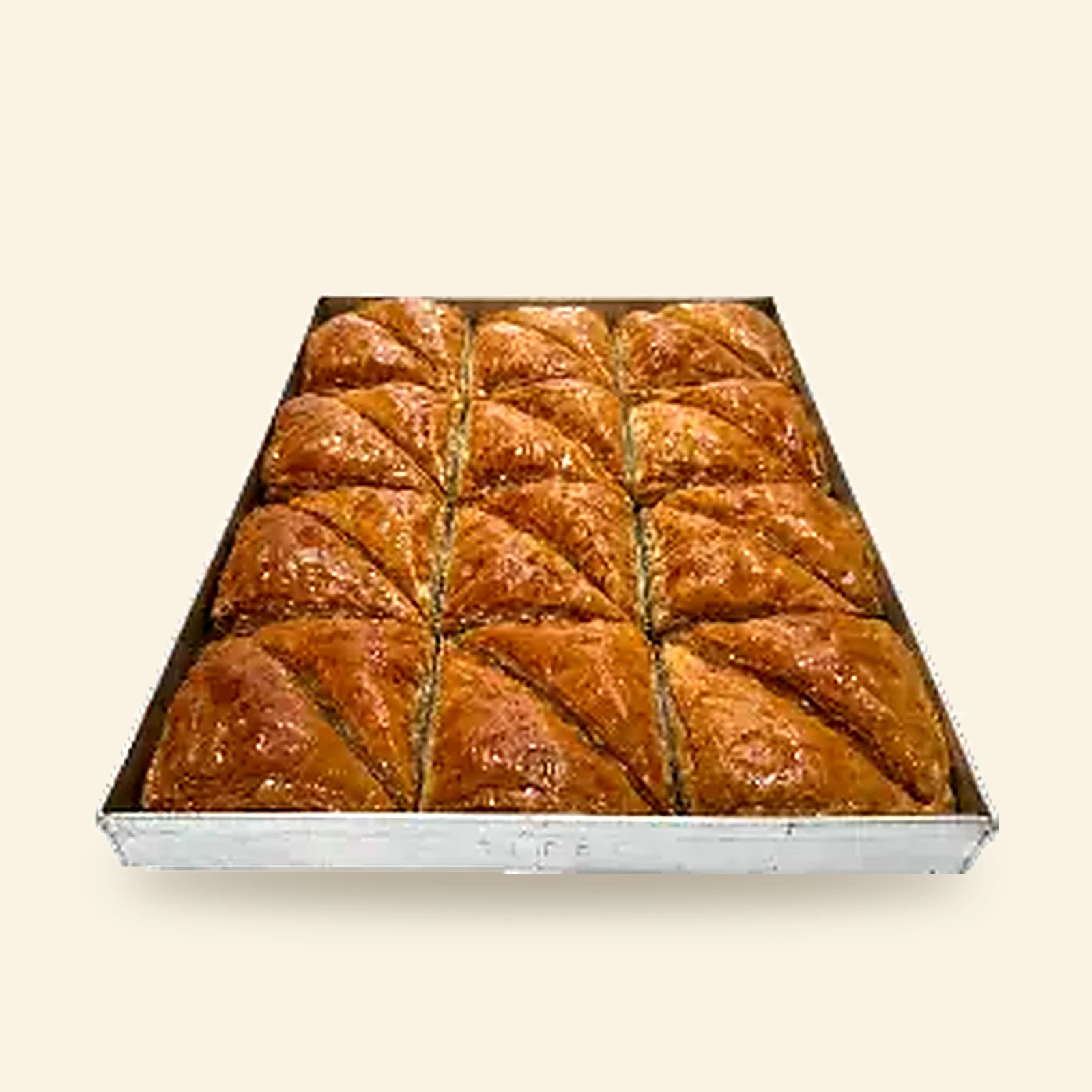 Baklawa Pistacjowa — Trójkąt — taca